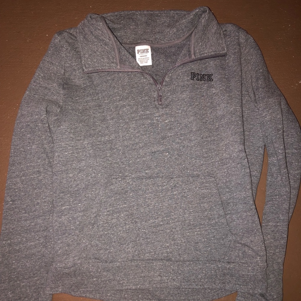 A Victoria Secret Pink Cropped Pullover